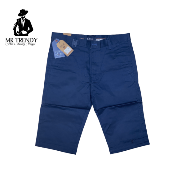 Blue Polo Khaki Shorts