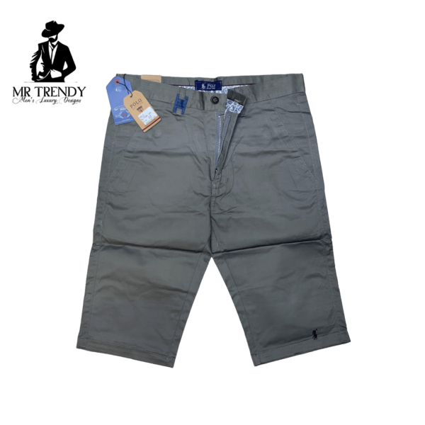 Greyish Polo Khaki Shorts