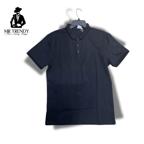 Black Plain Polo