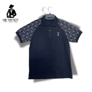 Black Cotton Polo