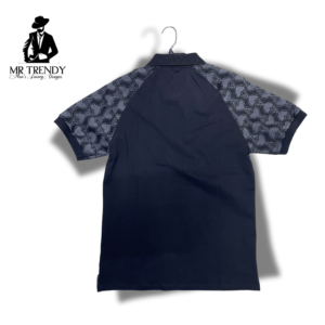 Black Cotton Polo