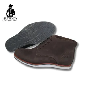 Dark Brown Clarks Boots