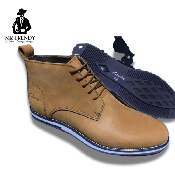 Brown Clarks Boots