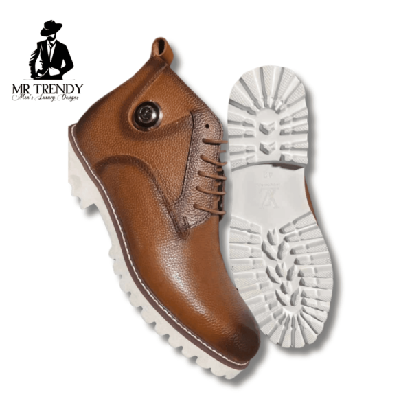 Leather Louis Vuitton Boots for Men - Image 2