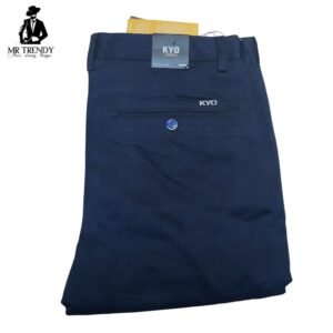 Dark Blue Casual Pants