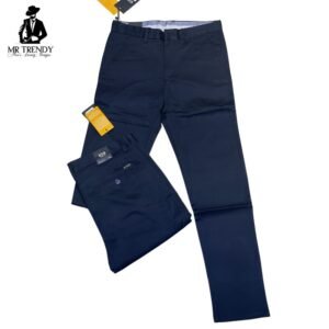 Dark Blue Casual Pants