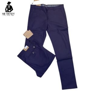 Purple Casual Pants