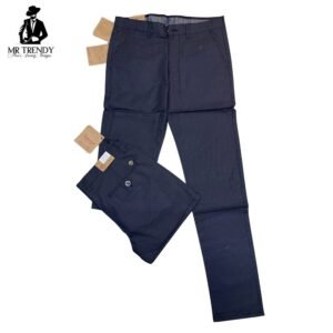 Dark Purple Casual Pants