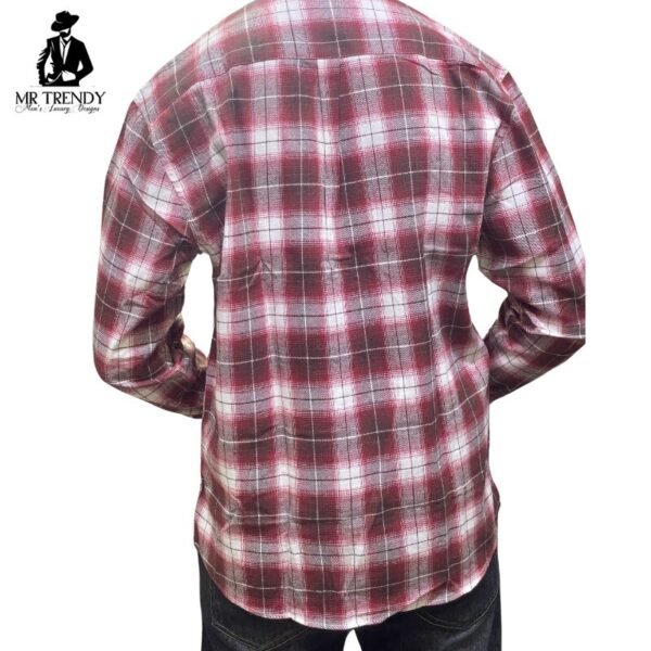 Maroon Checkered Shirt