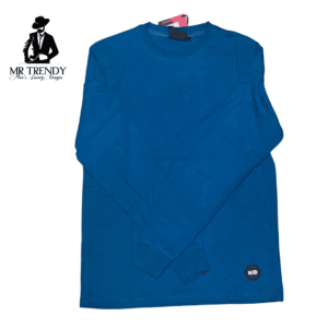Blue Long-sleeve T-shirt
