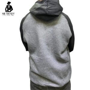 Light-Grey & Black Hoodie