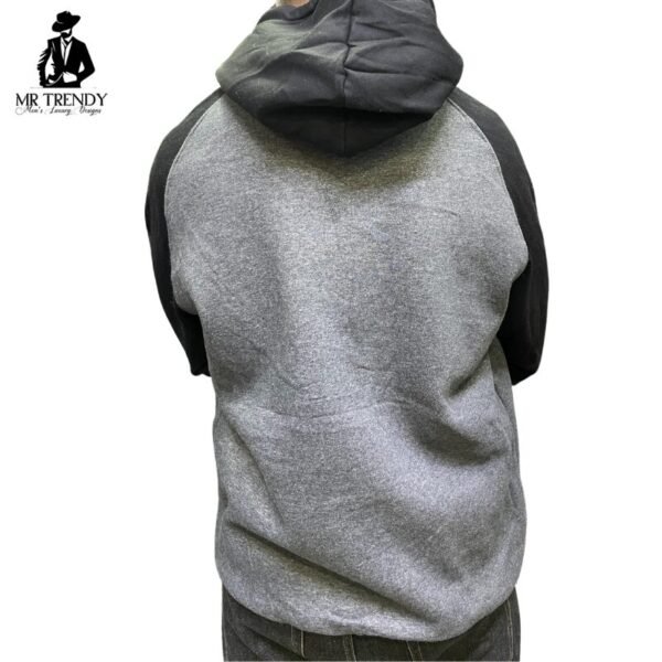 Light-Grey & Black Hoodie