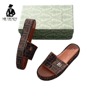 Brown Slip-on Slides