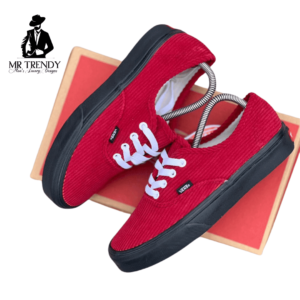 Corduroy Deep Red Vans