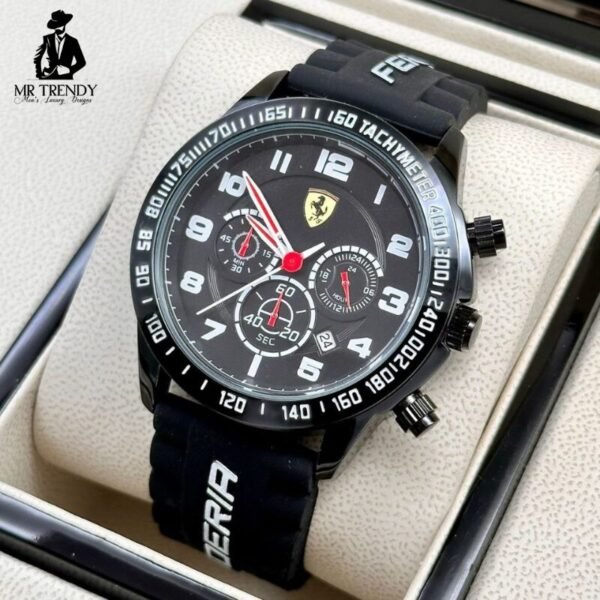 Ferrari Chronograph Square Watch