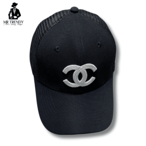 Black Chanel Snapback Cap