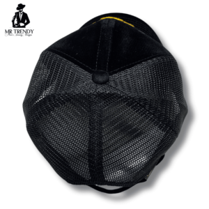 Black Custom Mesh Cap