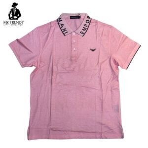 Men's Pink Polo T-shirt