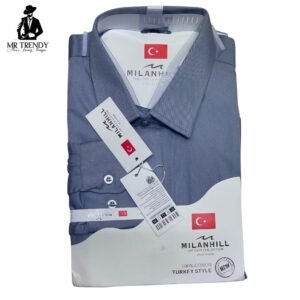 Grey MilanHill Formal Shirts