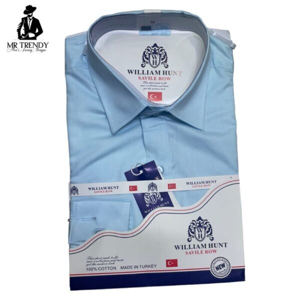 Aqua Blue Formal Shirts