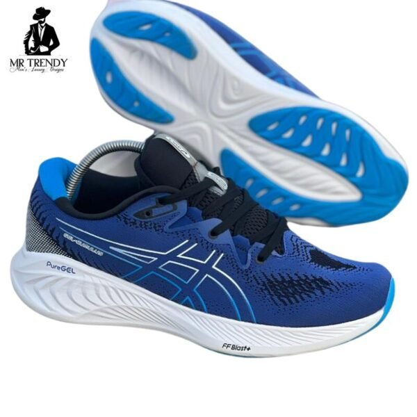 Blue ASICS Running Shoes