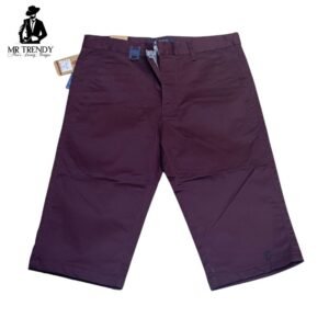 Maroon Polo Khaki Shorts