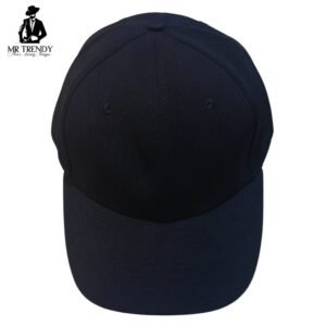 Black Plain Cap