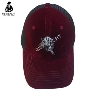 Maroon Givenchy Mesh Cap