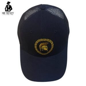 Black Spartan Mesh Cap