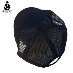 Black Spartan Mesh Cap