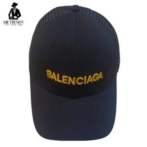 Black Balenciaga Mesh Cap