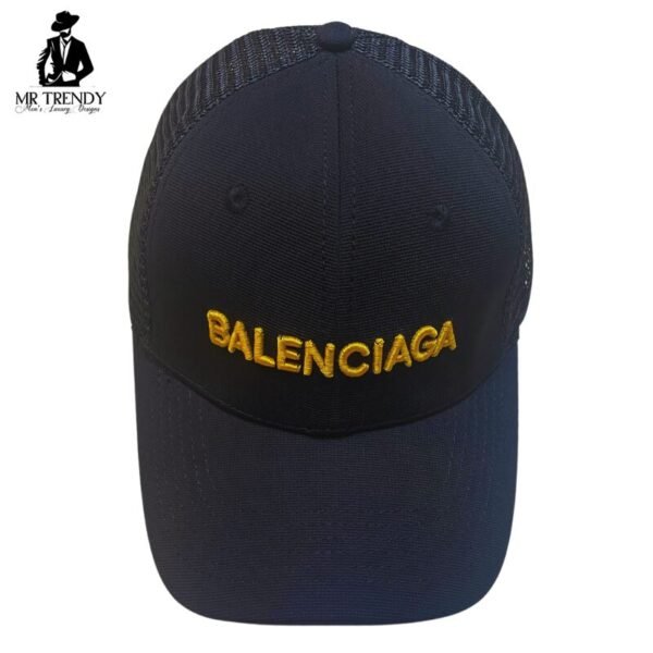 Black Balenciaga Mesh Cap