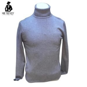 Grey Turtleneck Sweaters