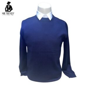 Navy Blue Cotton Sweaters