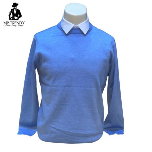 Blue Cotton Sweaters