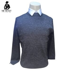 Dark Grey Cotton Sweaters