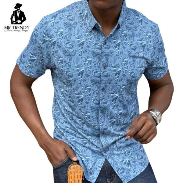 Blue Stretch Shirts