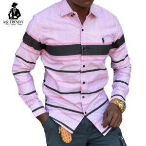 Pink Striped Shirts