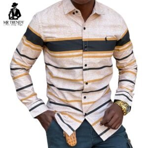 Brown Striped Shirts