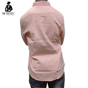 Peach Polo Casual Shirt