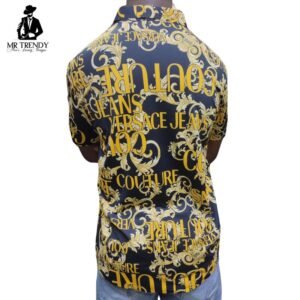 Gold Designer Stretch Shirt