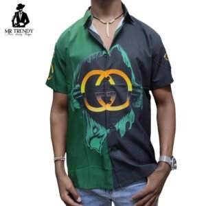 Green & Black Designer Shirt