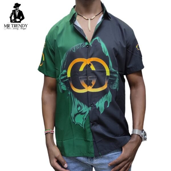 Green & Black Designer Shirt
