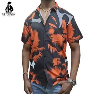 Orange Designer Shirt