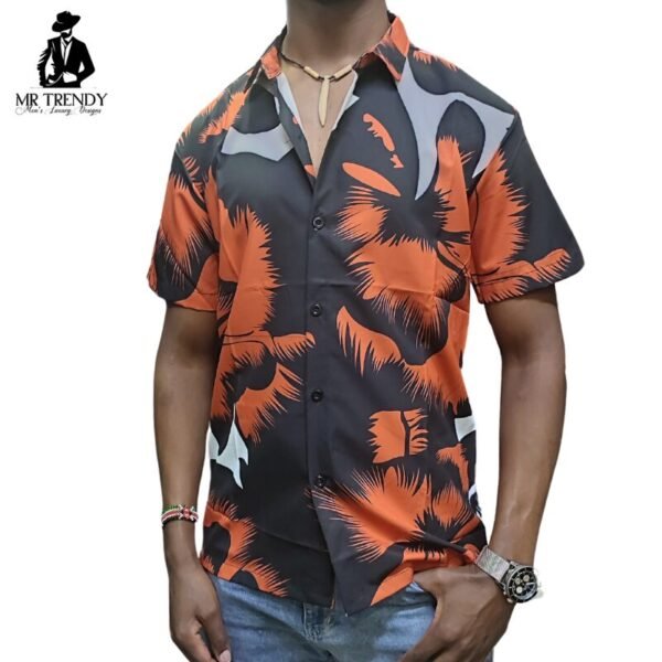Orange Designer Shirt