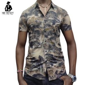 Forest Brown Designer Shirts