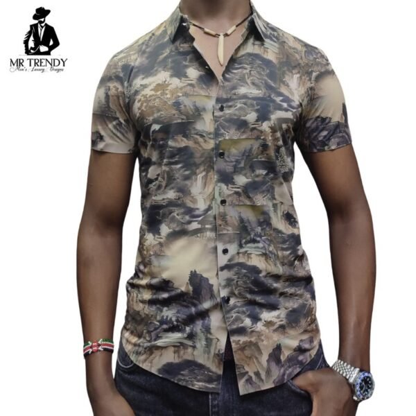 Forest Brown Designer Shirts