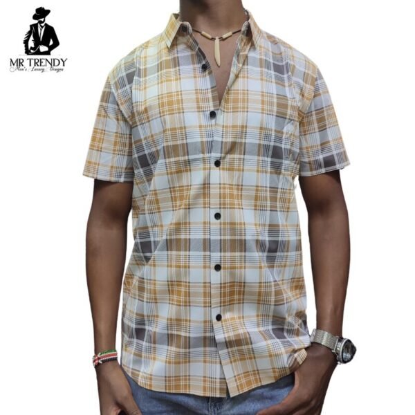Checked Short Sleeve Shirt