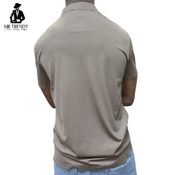 Striped Brown Polo Shirts