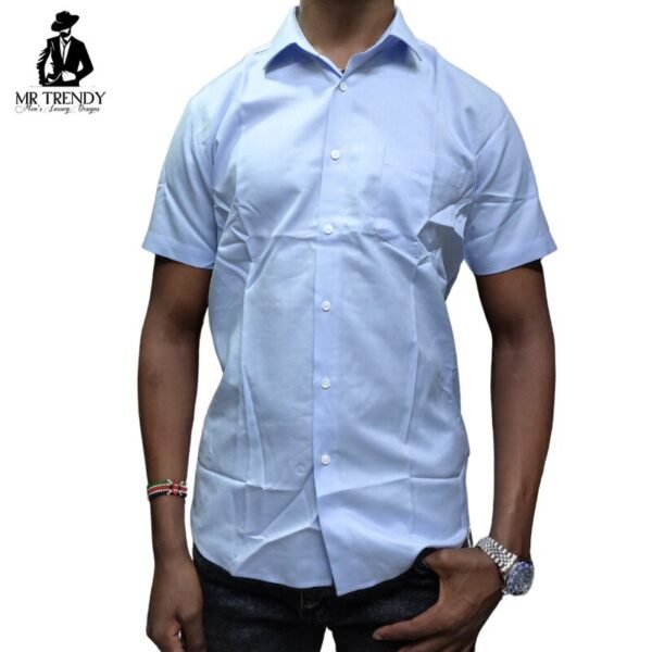 Blue Short Sleeve Shirt